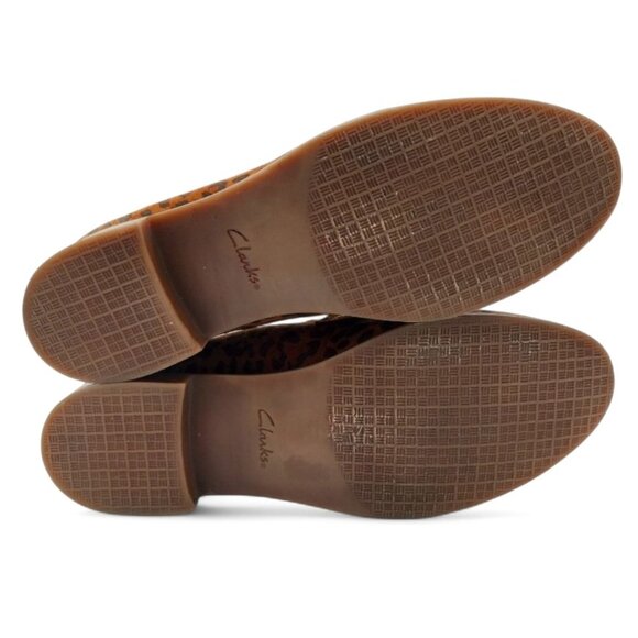 Clarks Women's Size 9.5 Trish Rose Leopard Print Loafer - Picture 16 of 16